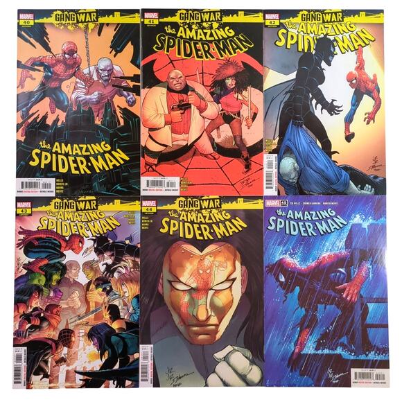 Amazing Spider-Man 2024 Lot 40 41 42 43 44 45 Marvel Comics NM Wells Romita Jr - Picture 1 of 2